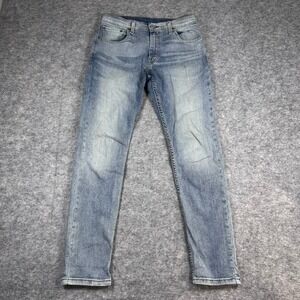 Levi's 512 Slim Taper Jeans Mens 30x30 Light Wash Blue Denim Pants